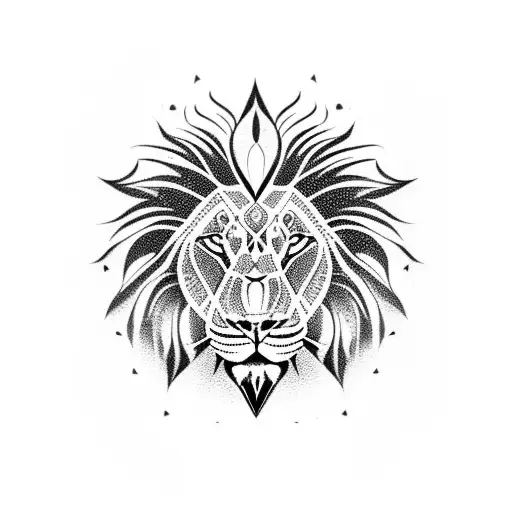 Blend Of Lord Shiva And Lion