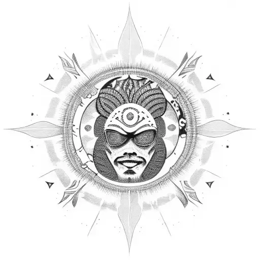 Mon And Sun And Waves And Stars