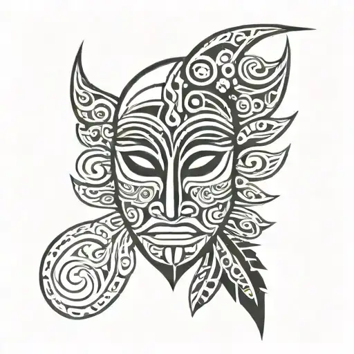 Filipino Bakunawa Mask