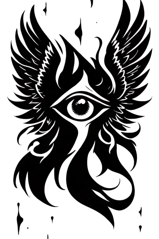 Biblically Accurate Angel Eye With Wings