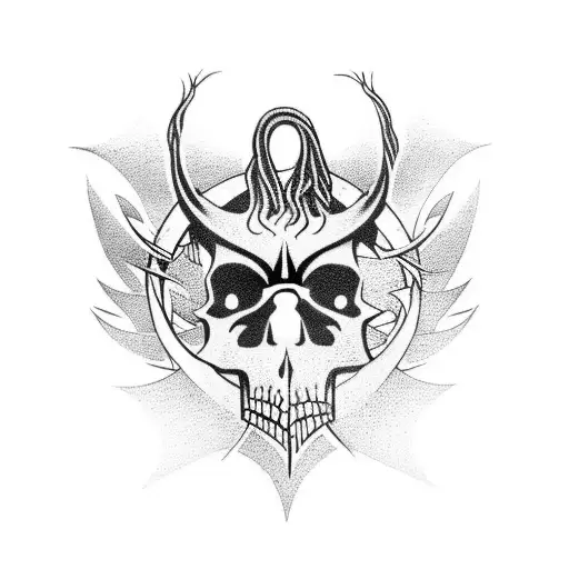 Norse Tree With Skulls