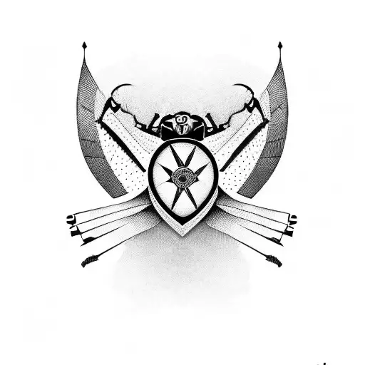 Egyptian Scarab With A Futuristic Twist