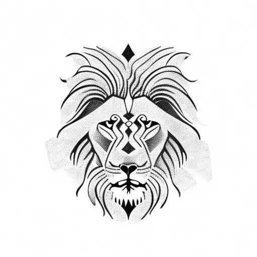 Lion With Roman Clock