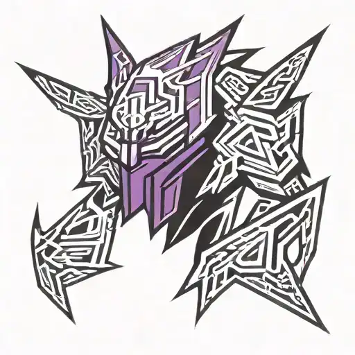 Purple Decepticon Symbol