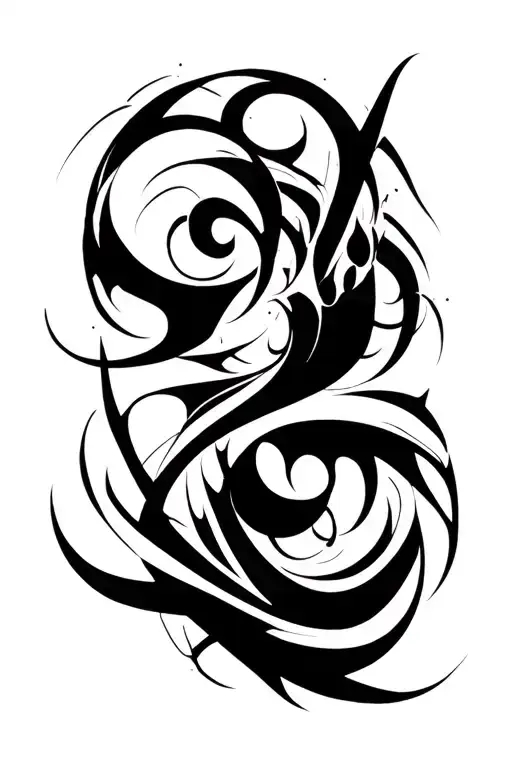 Raw Blackwork Bold Strokes Ornamental Cyber Sigilism Full-body Horror Modern