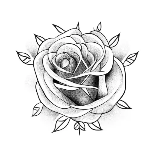 Black Roses With Thorns Branches