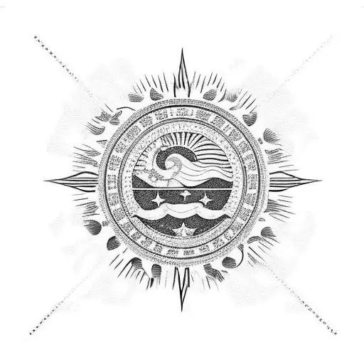 Scales With 3 Stars And Sun Of Philippine Flag