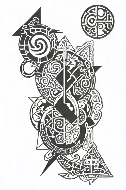 Nordic Runes And Symbols Representing War Nobody Told