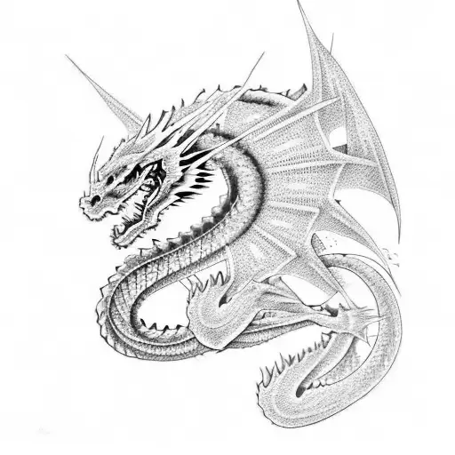 Blue-eyed White Dragon
