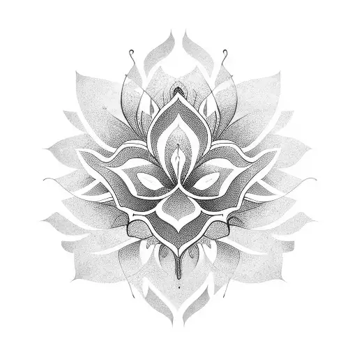Lotus Flower And Scales