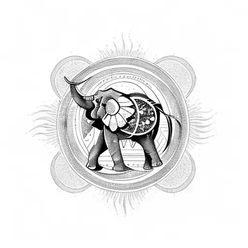 Sun And Moon Elephant