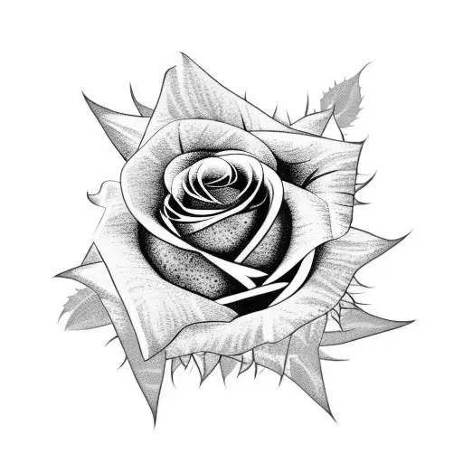 Rose And Fressia And Sunflower With Leaves