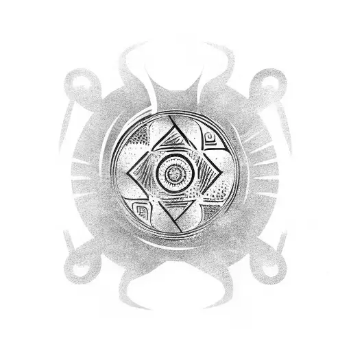 Unalome Symbol With Enso