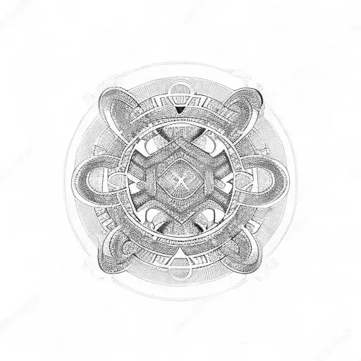 Infinity Symbol With A Diamond