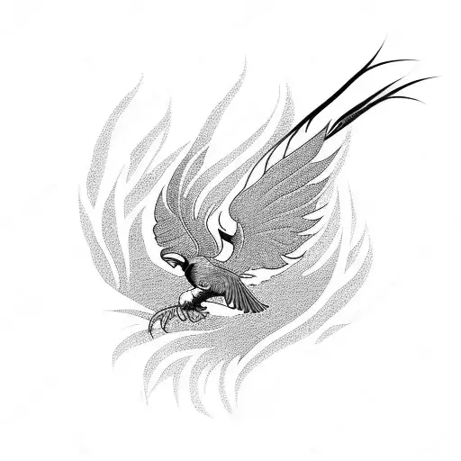 Phoenix Bird For The Men