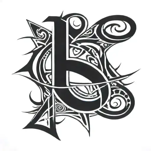 A Minimalist Tattoo Design Featuring The Initials A&e In A Creative Way