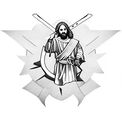 Jesus Witha Sword