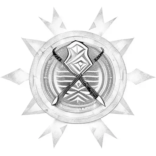 Neotribal Sword With Stars