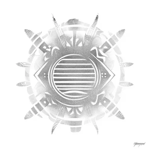 Acoustic Guitar Tribal