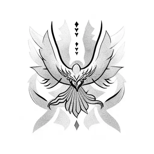 Half Sleeve Phoenix And Scorpion