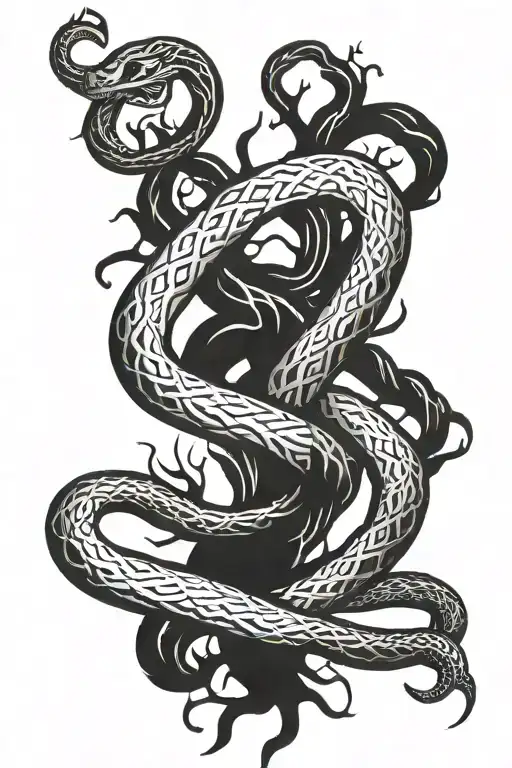 Snake Wrapped Tree