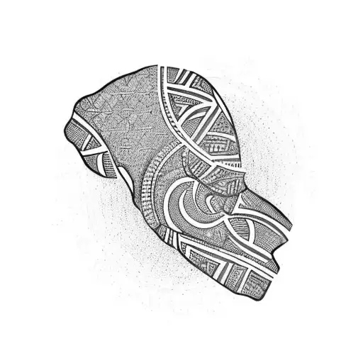 African Tattoo Representing The Family