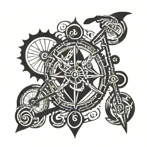Bicycle And Anchor