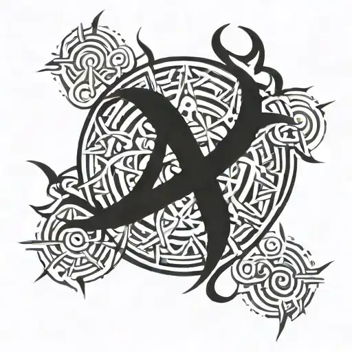 Anarchy Symbol In A Circle