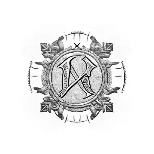 Roman Numeral 3 Of 3 With Wreaths