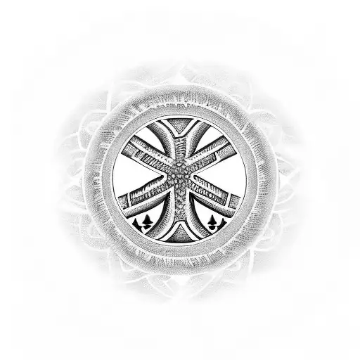 Cross With Tree Of Life