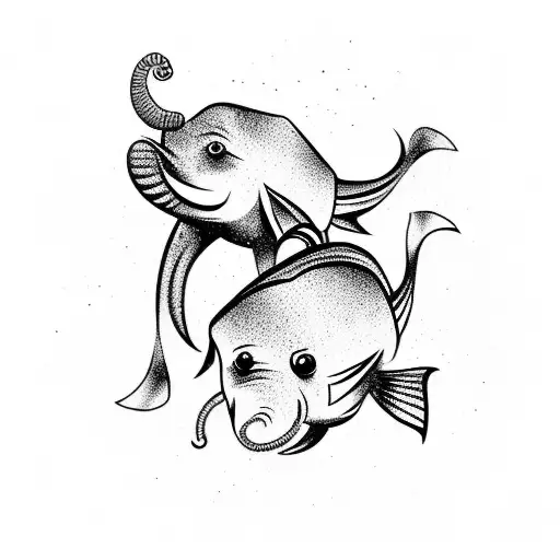 Two Fish And An Elephant