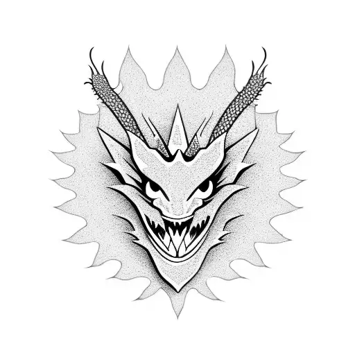 Dragon Shaped Like A Semicolon