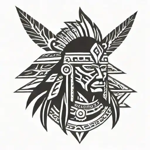 Tribal Aztec Warrior