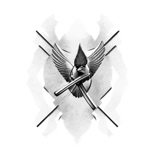 Cardinal With Liver Cancer Ribbon