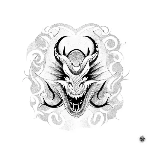 Semicolon Shaped Like A Dragon