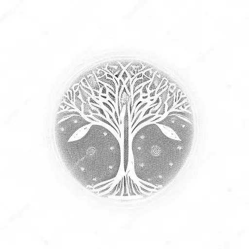 Tree Of Life Whit Universe