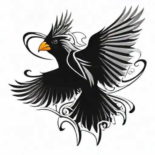 Flying Cardinal Flying