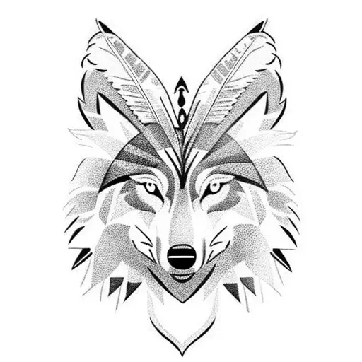 Wolf Indian Headdress