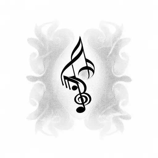 Fire With Musical Notes