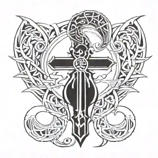 Ankh With A Scorpion Wrapped