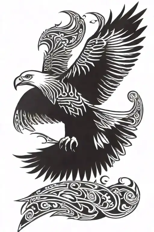 Majestic Fish Eagle Soaring High