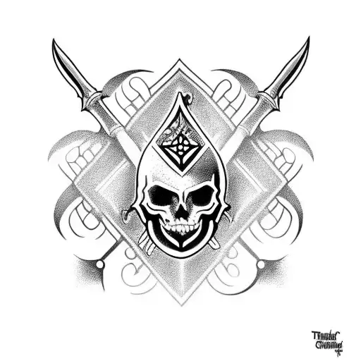 Dagger With Family Shielf