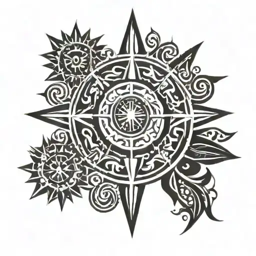 Filipino Sun And Mexican Flag Morphing