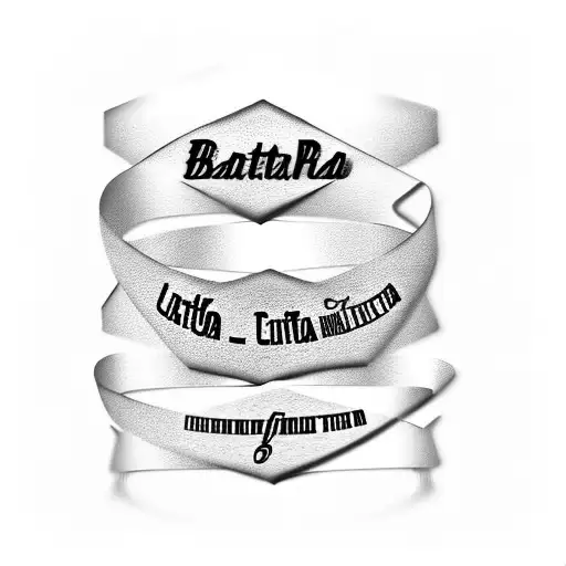 Tatoo Bracelet With Names Of My Sons Leticia And Gabriela