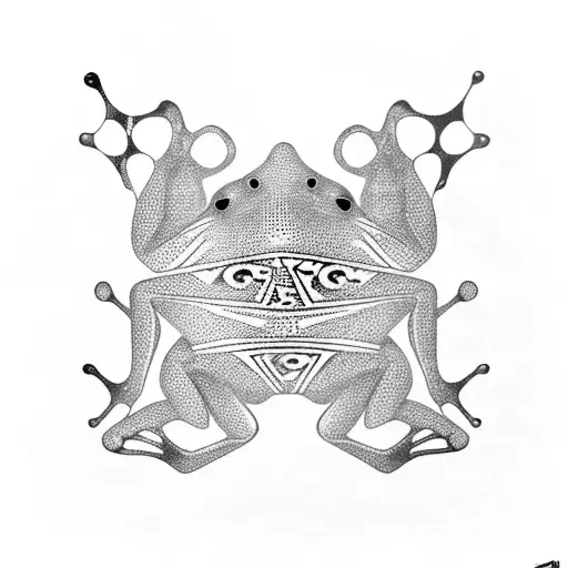 Puerto Rican Coqui Frog Tribal
