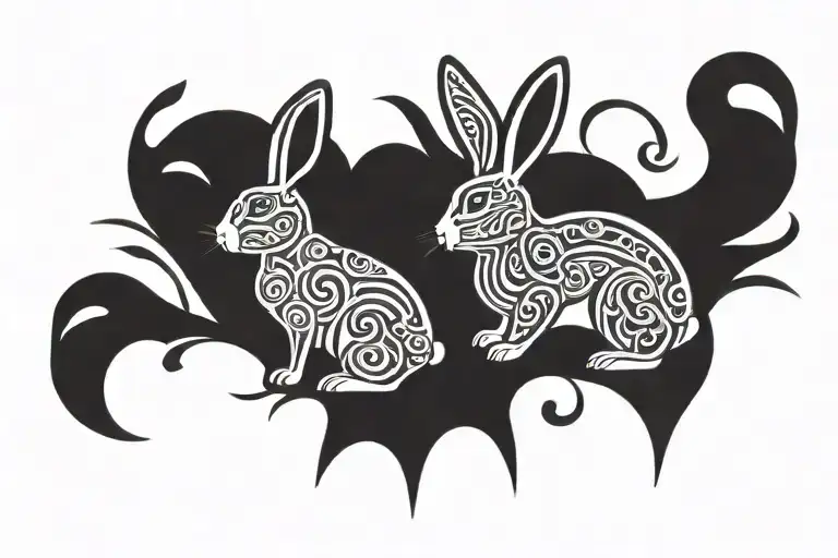 Buff Bunnies In Love