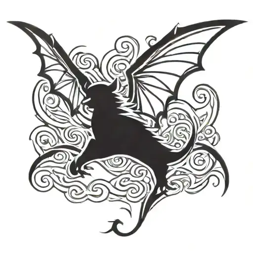 Voodoo Style Flying Bat