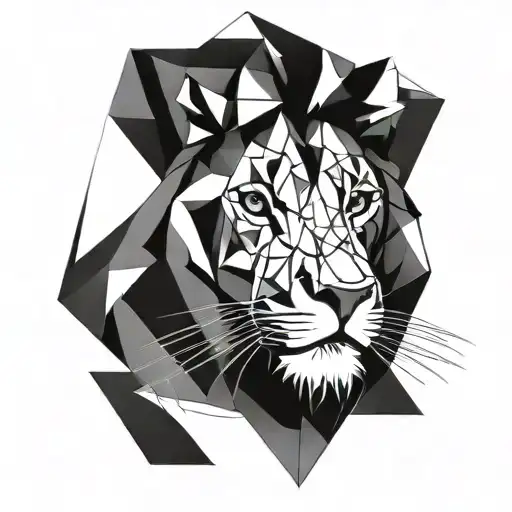 Geometrie Lion Head