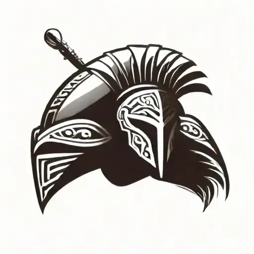 Roman Empire Helmet Logo