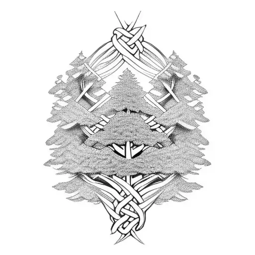 Norse Tattoo Arm Sleeve Tree Of Life Knots